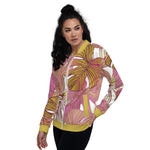 Luxe Soulstar Golden Leaves Bomber Jacket