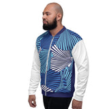 Luxe Soulstar Sea Shells Colorblock Bomber Jacket