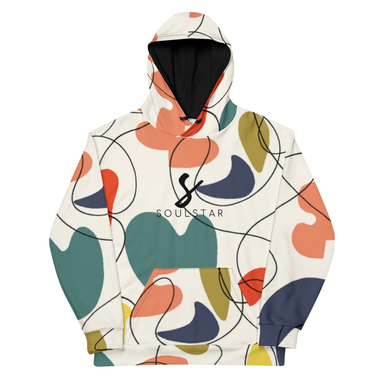 Luxe Soulstar Men's Scribble Hoodie