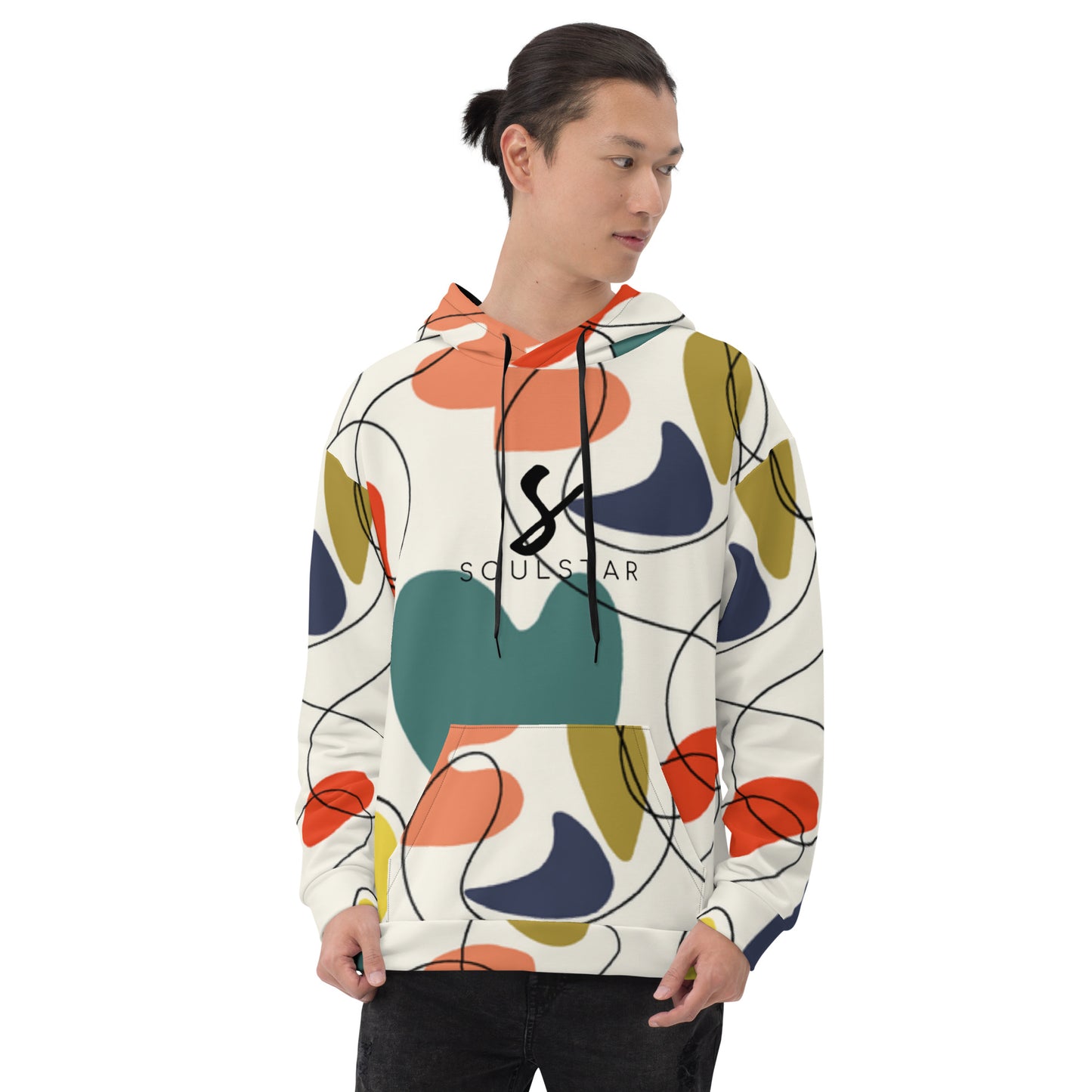 Luxe Soulstar Men's Scribble Hoodie