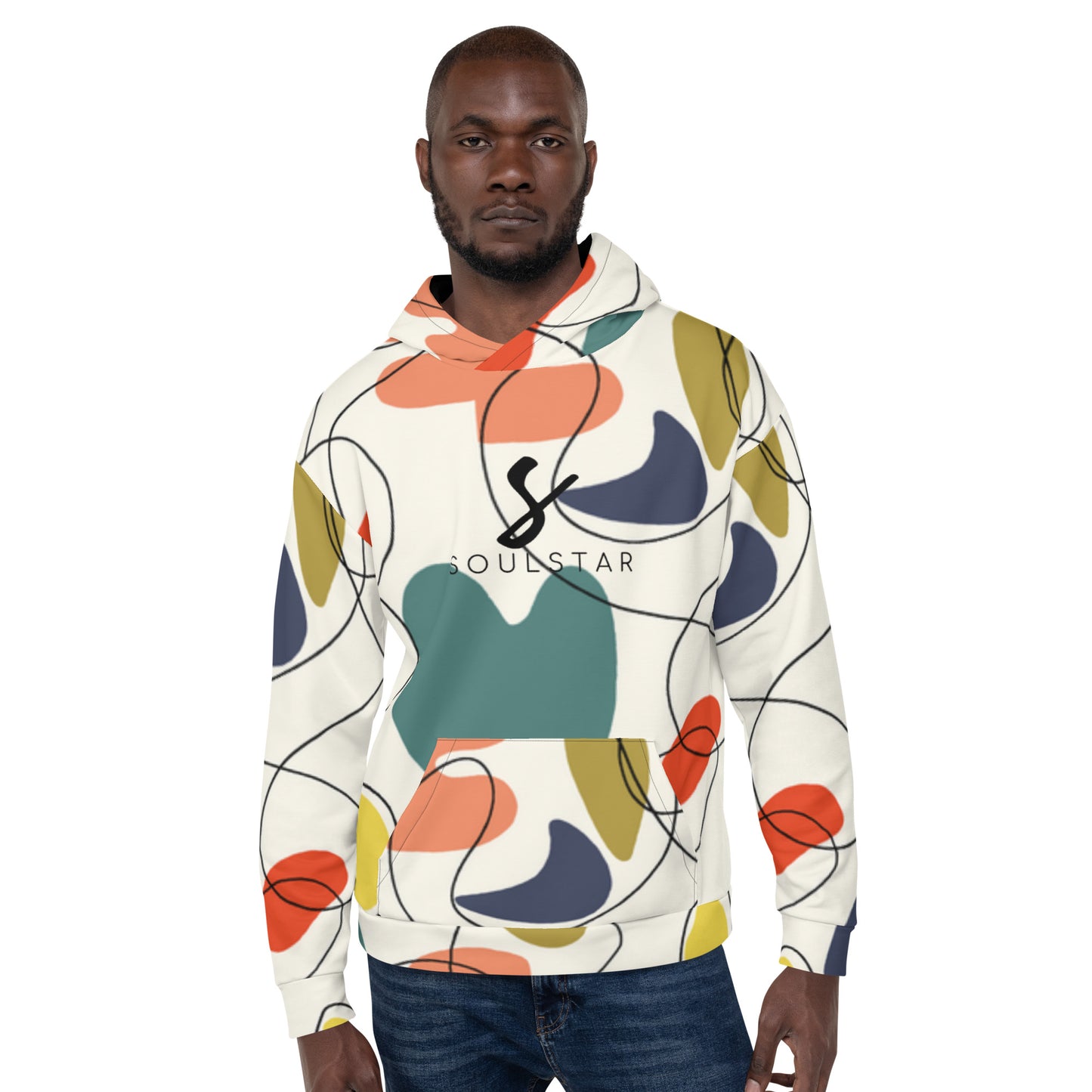 Luxe Soulstar Men's Scribble Hoodie