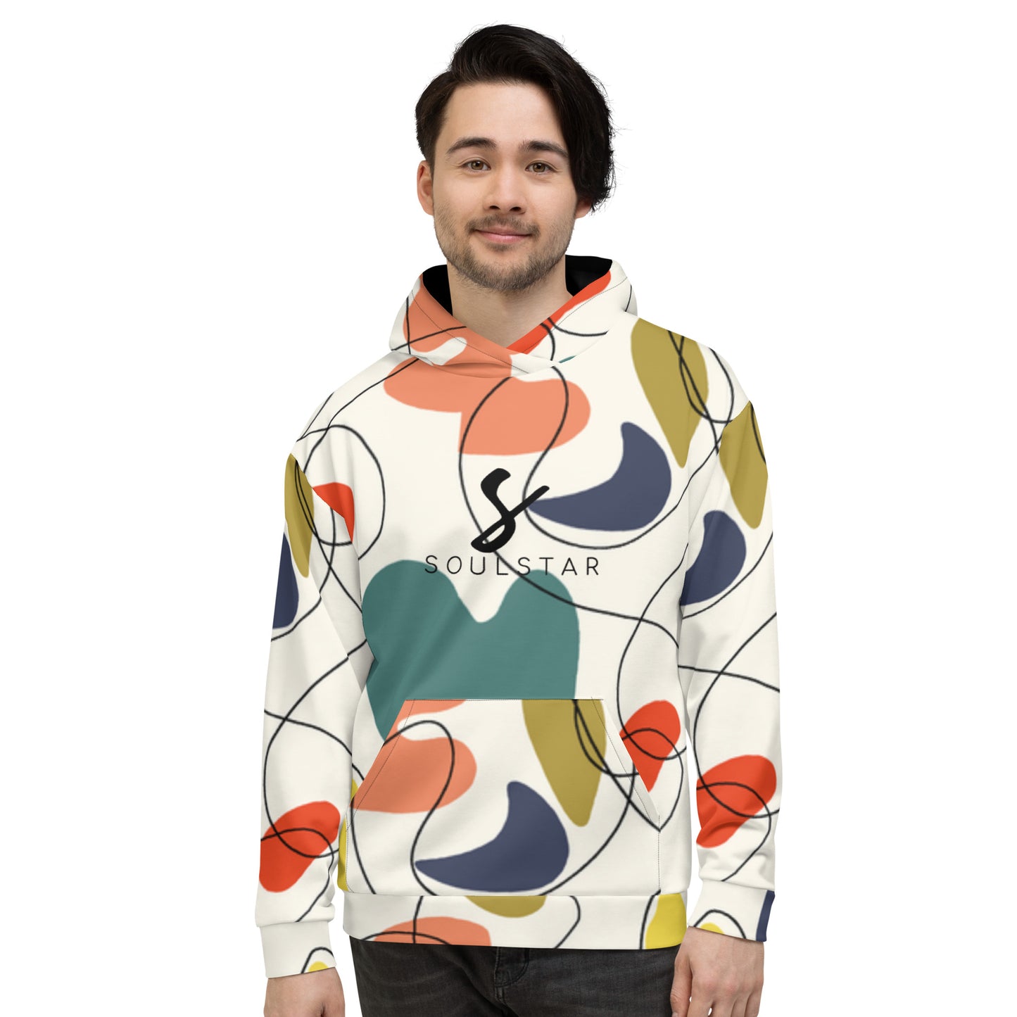 Luxe Soulstar Men's Scribble Hoodie