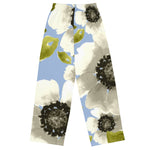Luxe Soulstar White Floral Wide-Leg Pants