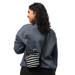 Luxe Soulstar Zebra Print Utility Crossbody Bag