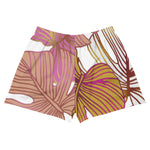 Luxe Soulstar Women’s Golden Leaves Athletic Shorts