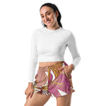 Luxe Soulstar Women’s Golden Leaves Athletic Shorts