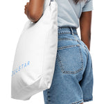 Luxe Soulstar Aqua Cotton Tote Bag