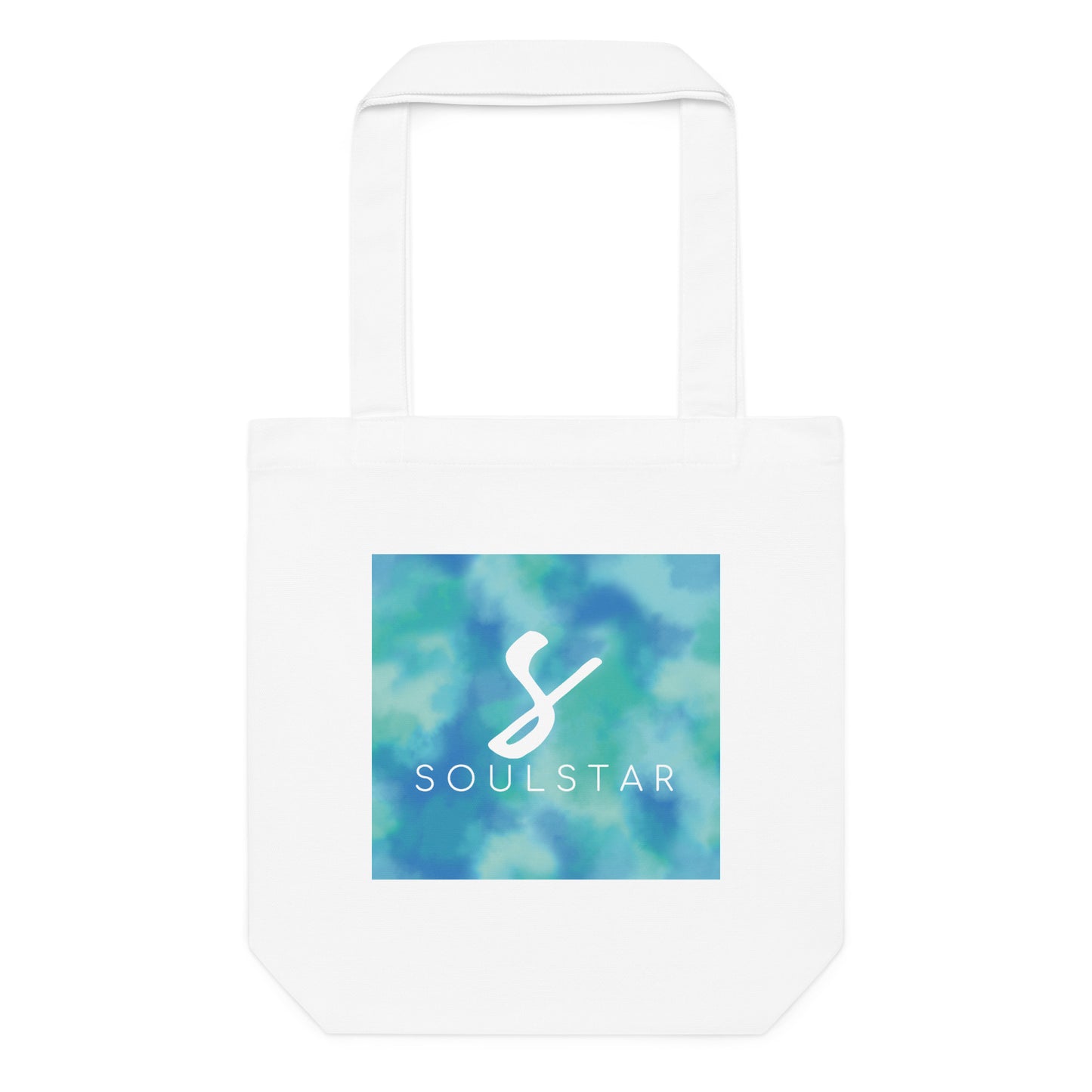 Luxe Soulstar Aqua Cotton Tote Bag