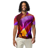 Luxe Soulstar Men’s Stained Glass Slim Fit Polo