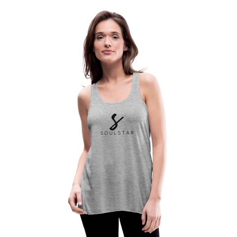 Luxe Soulstar Women's Flowy Tank - heather gray