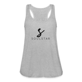 Luxe Soulstar Women's Flowy Tank - heather gray