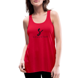 Luxe Soulstar Women's Flowy Tank - red