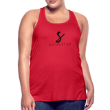 Luxe Soulstar Women's Flowy Tank - red