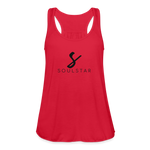 Luxe Soulstar Women's Flowy Tank - red