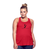 Luxe Soulstar Women's Flowy Tank - red