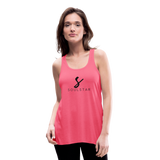 Luxe Soulstar Women's Flowy Tank - neon pink