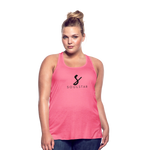 Luxe Soulstar Women's Flowy Tank - neon pink