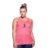 Luxe Soulstar Women's Flowy Tank - neon pink