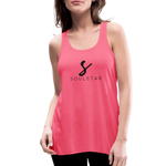 Luxe Soulstar Women's Flowy Tank - neon pink