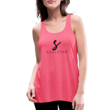 Luxe Soulstar Women's Flowy Tank - neon pink