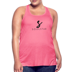 Luxe Soulstar Women's Flowy Tank - neon pink