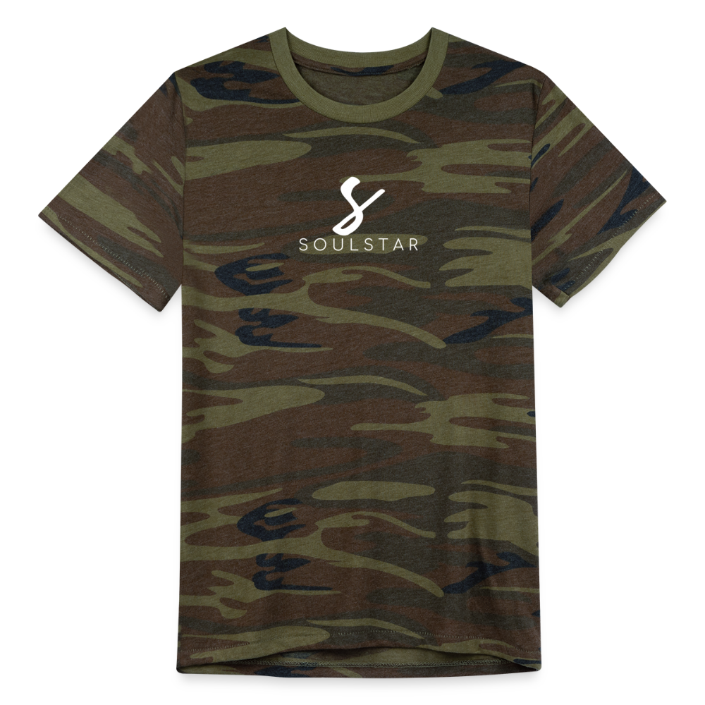 Luxe Soulstar Eco Camo Unisex T-Shirt - green camo