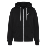 Luxe Soulstar Unisex Full Zip Hoodie - black