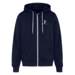 Luxe Soulstar Unisex Full Zip Hoodie - navy