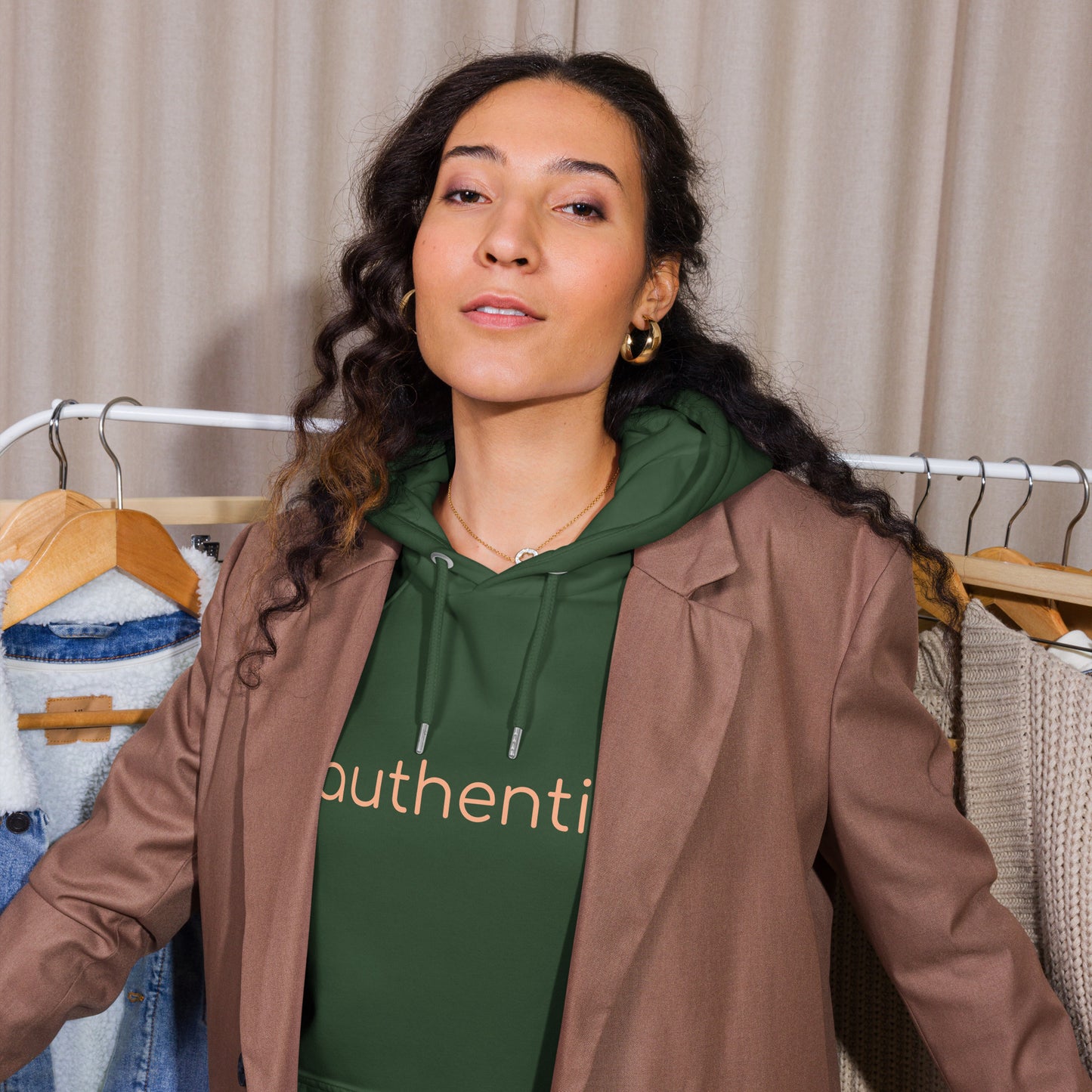 Luxe Soulstar authentic Unisex Eco Raglan Hoodie