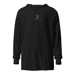 Luxe Soulstar Embroidered Long-sleeve Hooded Unisex Tee