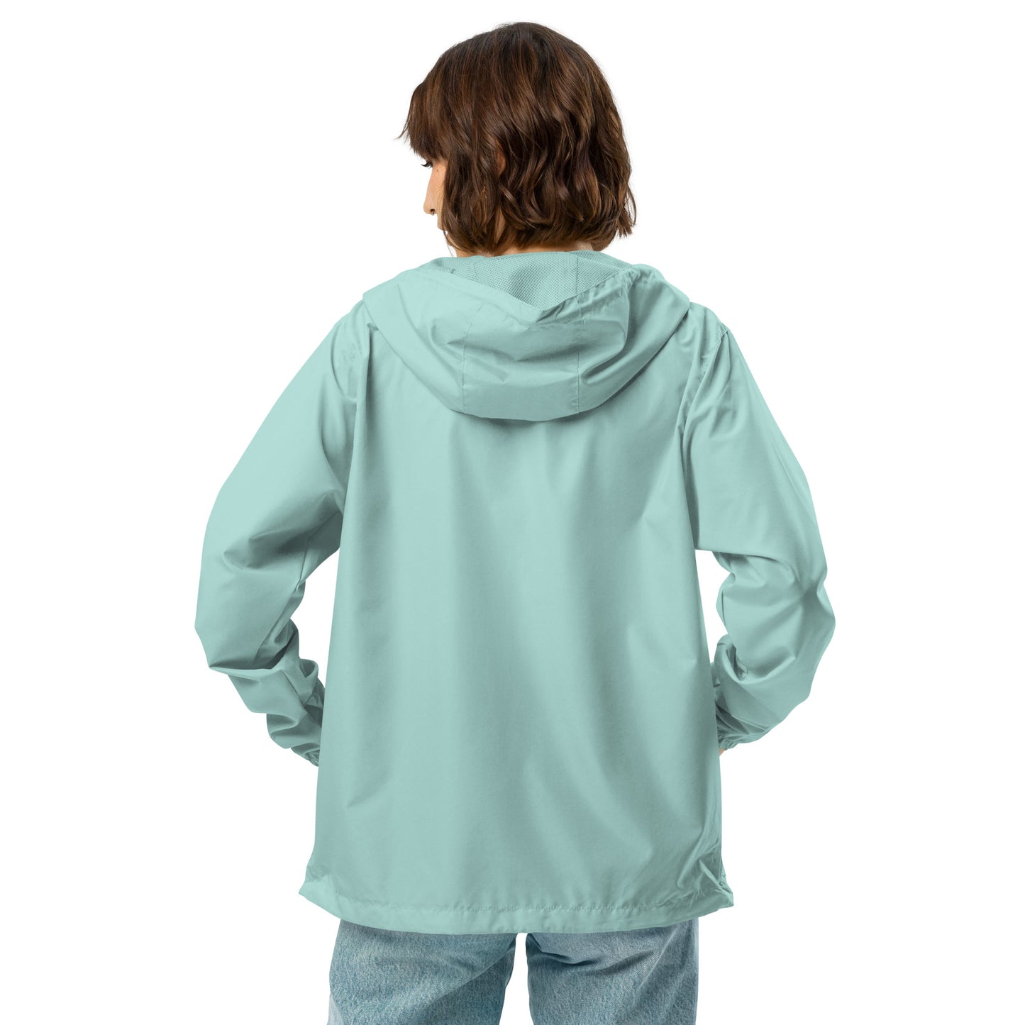 Luxe Soulstar Women's Aqua Lightweight Windbreaker