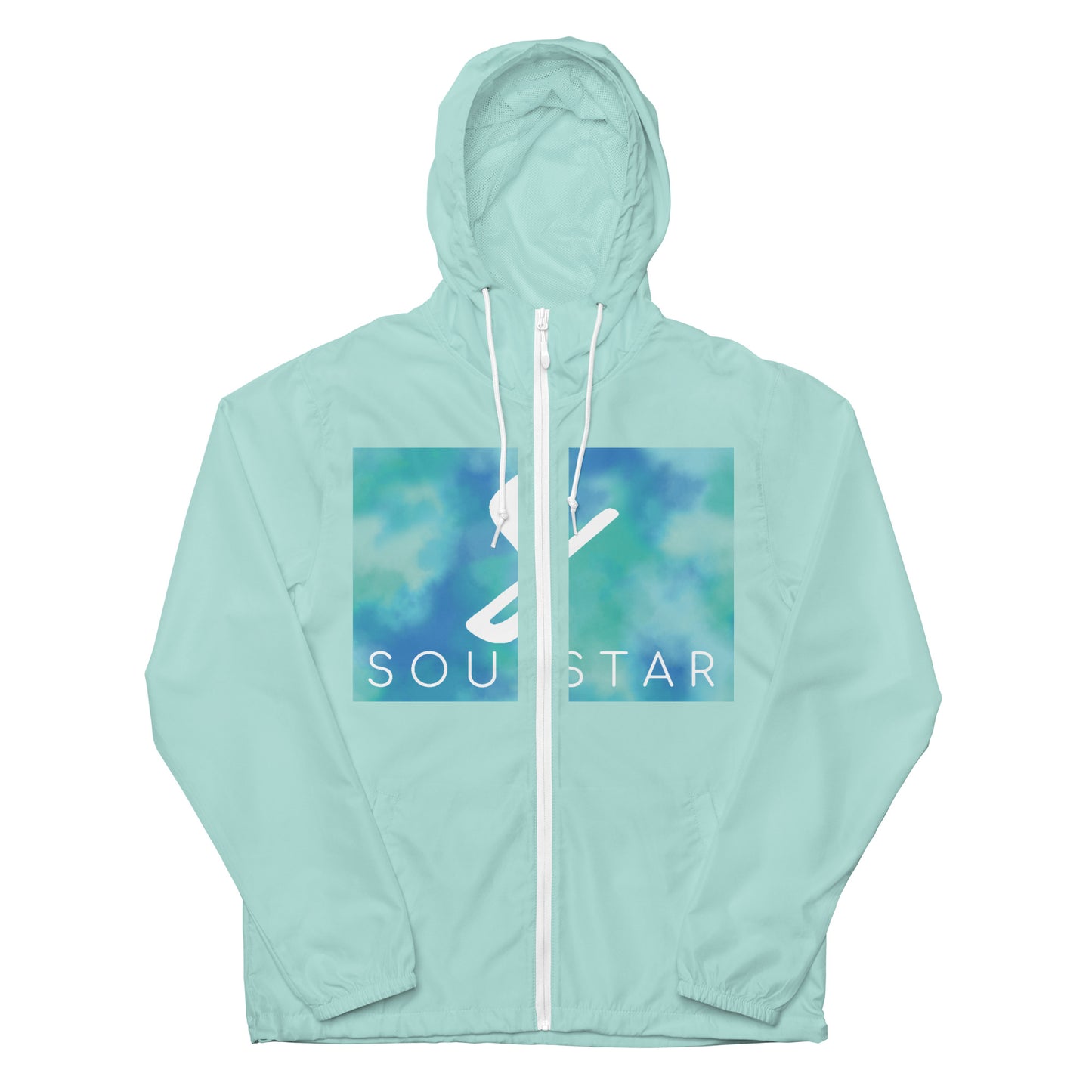 Luxe Soulstar Women's Aqua Lightweight Windbreaker