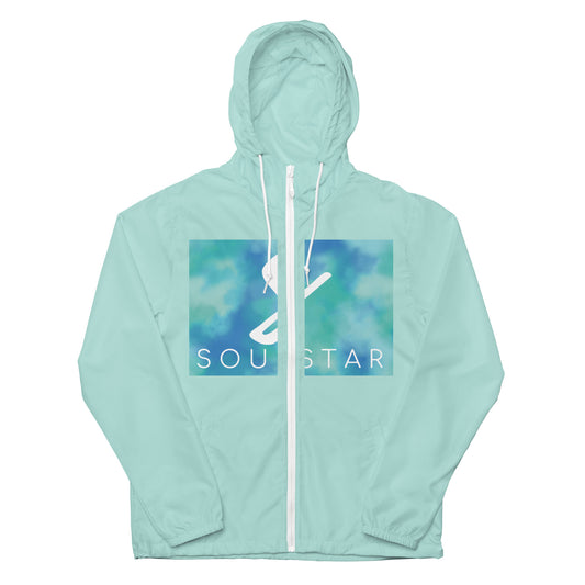Luxe Soulstar Women's Aqua Lightweight Windbreaker