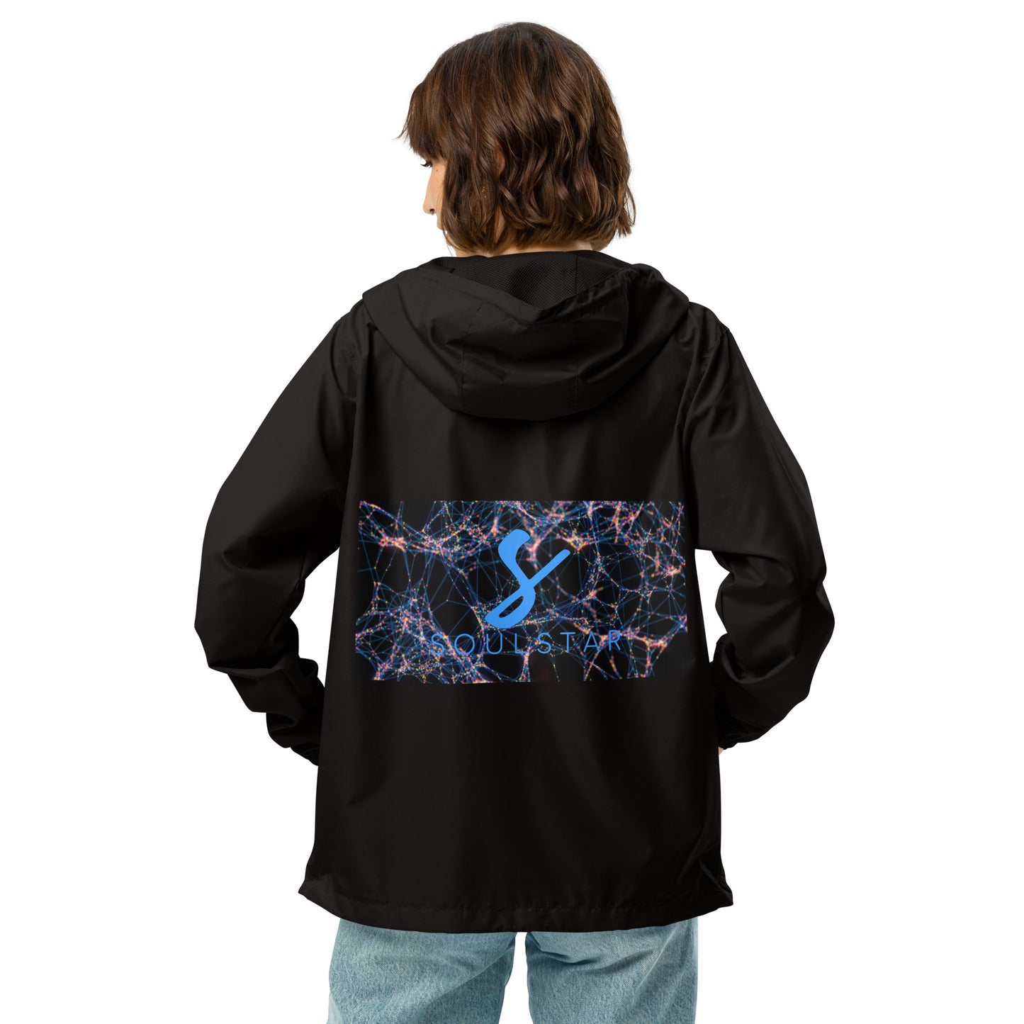 Luxe Soulstar Women's Starburst Lightweight Windbreaker