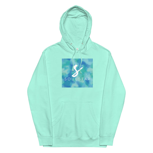 Luxe Soulstar Women's Aqua Midweight Hoodie