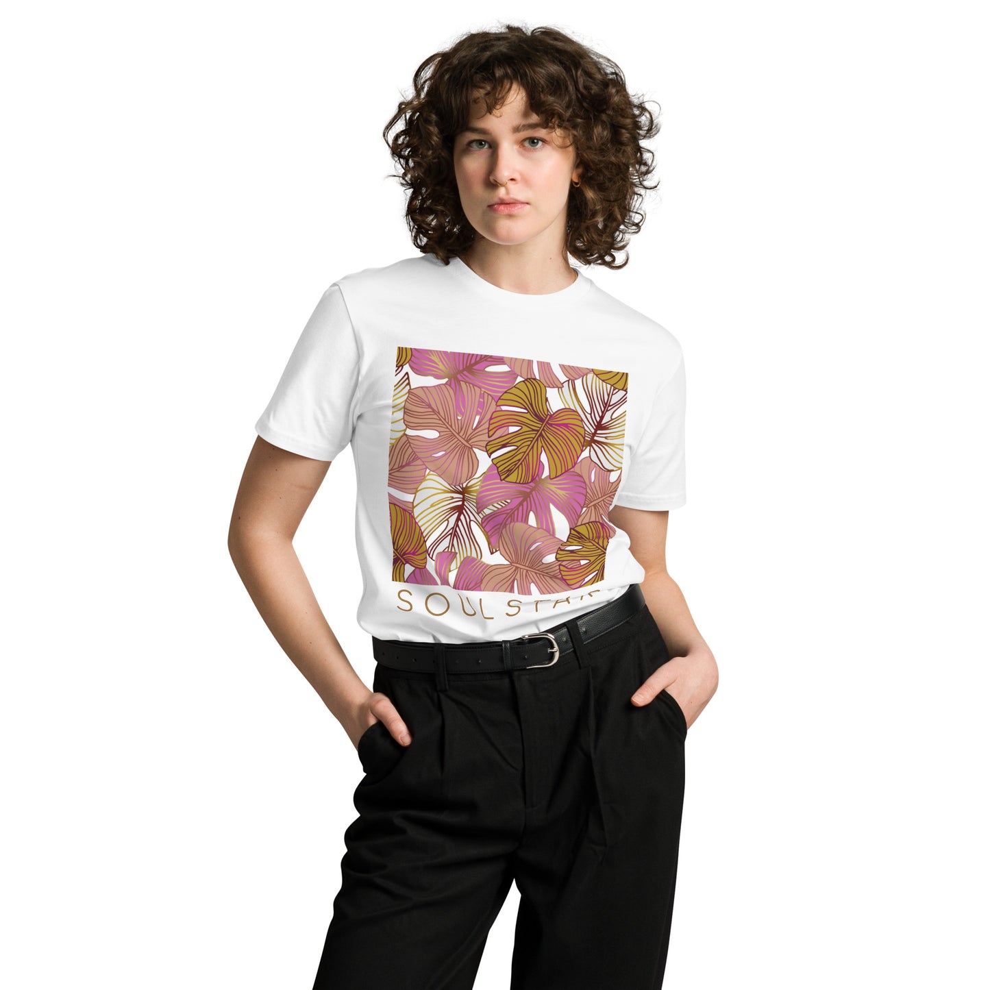 Luxe Soulstar Golden Leaves Premium Tee