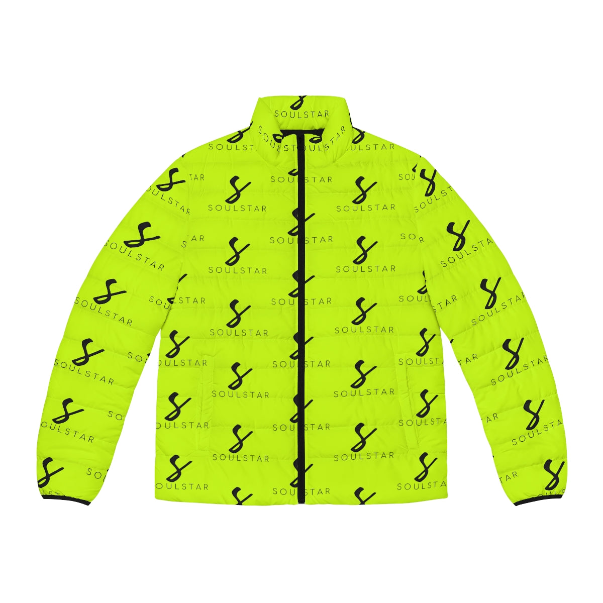 Luxe Soulstar Men's Neon Puffer Jacket