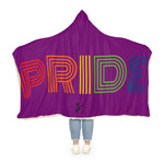 Luxe Soulstar Purple PRIDE Hooded Blanket