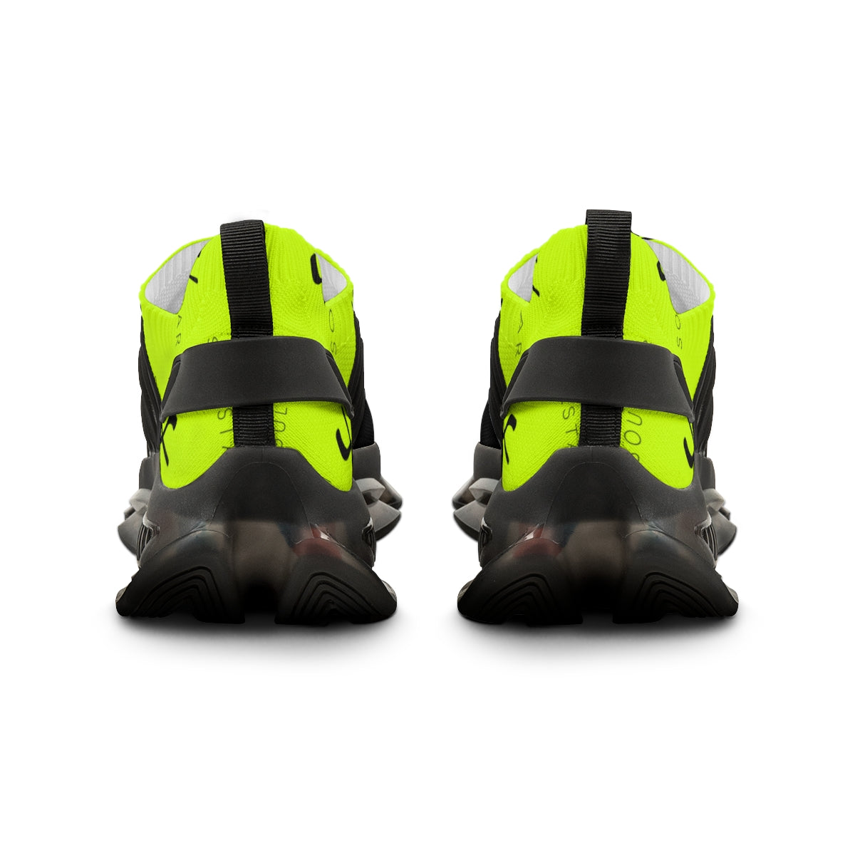 Luxe Soulstar Men's Neon Mesh Sports Sneakers