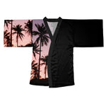 Soulstar 1984 Palm Trees Long Sleeve Kimono Robe