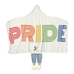 Luxe Soulstar White PRIDE Hooded Blanket