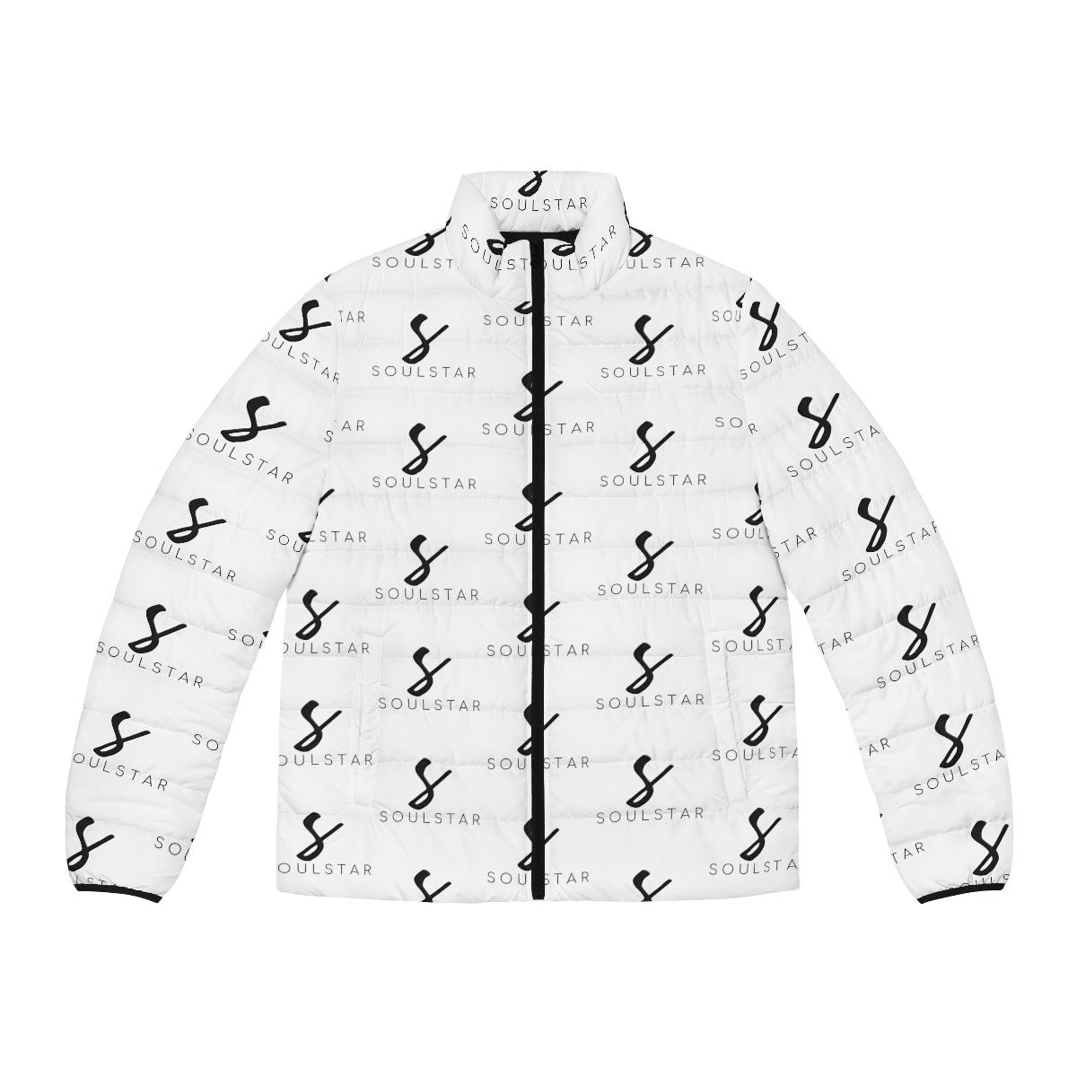 Luxe Soulstar Men's White Puffer Jacket
