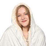 Luxe Soulstar White PRIDE Hooded Blanket