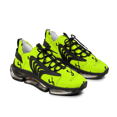 Luxe Soulstar Men's Neon Mesh Sports Sneakers