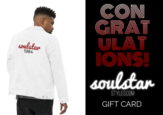 Congratulations SoulstarStyles.com Gift Card