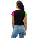 Young, Gifted & Black Colorblock Crop Tee