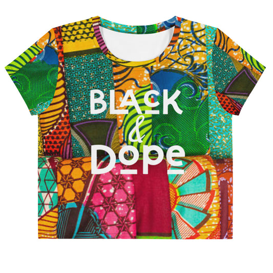 Black & Dope Crop Tee