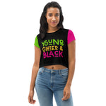 Young, Gifted & Black Colorblock Crop Tee