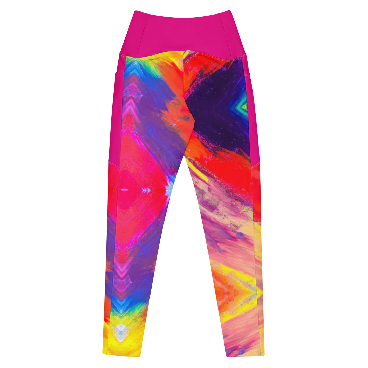 Luxe Soulstar Painted Crossover Leggings