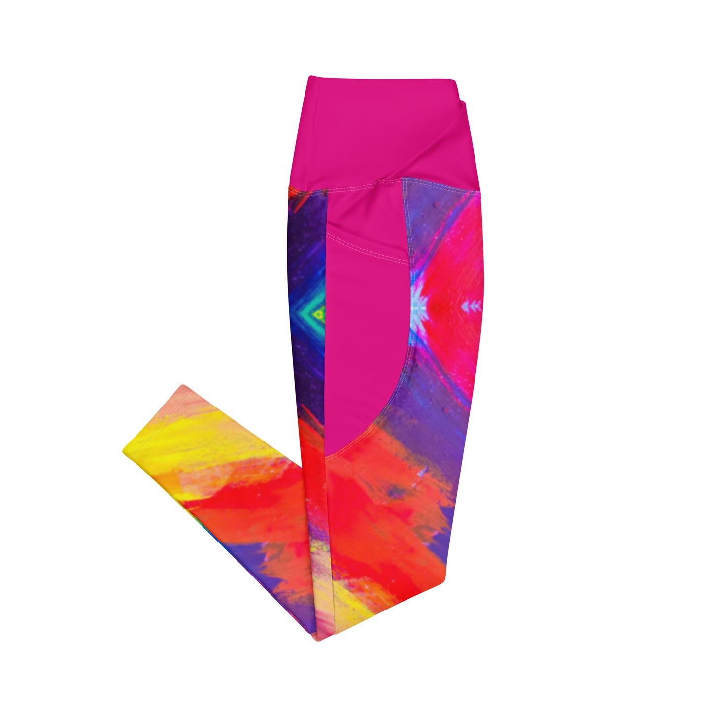 Luxe Soulstar Painted Crossover Leggings